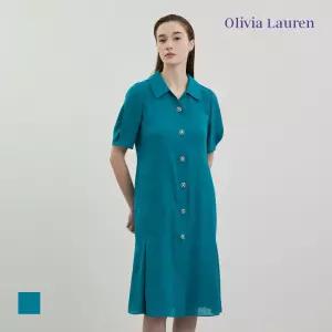 [올리비아로렌] 카라 변형 오픈 원피스_VOCOA4M5121