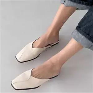 ONM 블로퍼 사선 절개 슬리퍼 여성 데일리 외출화 캐주얼