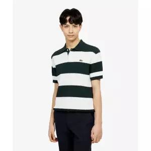 [국내매장정품] 라코스테 LACOSTE 남성 케이블 반팔 스웨터 폴로 셔츠 PH368E-56G 132 PH368E-56G132 21242