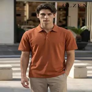 [올젠]트위스트 코튼 카라 티셔츠 (ZOE2TT1310)