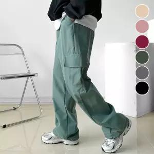 남자 남성 카고바지 건빵바지 학생바지 와이드팬츠 여자반 웨어 복 팬츠 여름 여성 트레이닝 운동복 남성