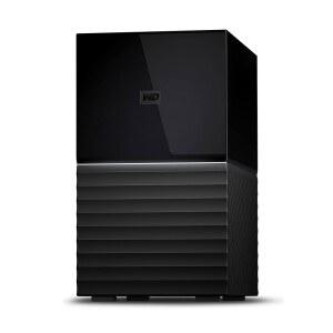 [미국배송] 웨스턴 디지털 20TB MY BOOK DUO 데스크탑 RAID 외장 하드 드라이브 HDD USB 3.1 비밀번호 보호 및 자동 백업 소프트웨어 포함 - WDBFBE0200JBK-NESN