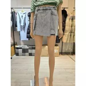 [에고이스트] 디스트로이드 랩형 데님 큐롯 팬츠 ER2DQ-460 (P003788142)