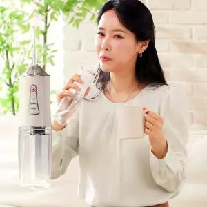 덴탈온 빼고빼고 무선 구강세정기 물치실 휴대용 교정기 임플란트 물 양치