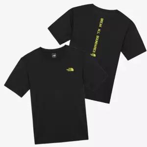 [매장판] 노스페이스 반팔티 TNF 런 러닝 기능성 스포츠 티셔츠 여름 코디 블랙 NT7U