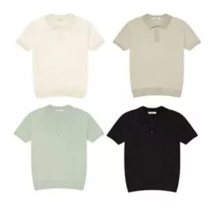 [행텐][모다부평]남성 워셔블 카라넥 반팔니트(10520-040-401-35)_BP