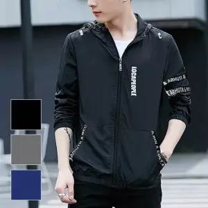 아웃도어 경량 바람막이 등산복 자켓 남자 후드집업 아우터 3컬러