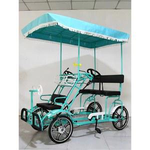 커플 일체형 투어링 관광버스 4륜 하이톱 페어링 자전거 다인승 4인승 핸드브레이크