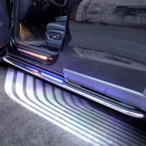 2023-2025년 기아 스포티지 NQ5용 2PCS LED 러닝 보드 - 다이내믹 라이트 효과와 시원한 비주얼 디자인으로 내구성이 뛰어난 알루미늄 사이드 스텝 - 내후성 구조