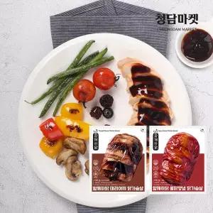 [청담마켓] 양념 닭가슴살 20팩 (데리야끼 10팩 + 불닭양념 10팩)