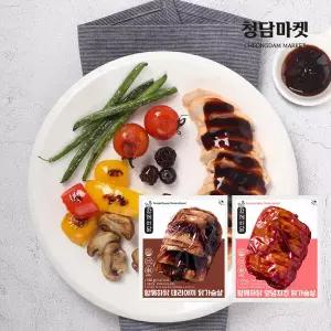 [청담마켓] 양념 닭가슴살 20팩 (데리야끼 10팩 + 양념치킨 10팩)