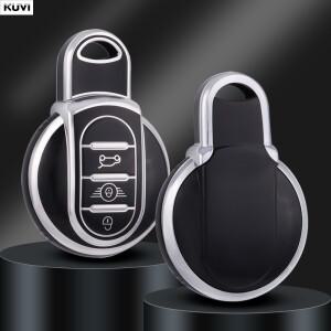 BMW 미니 쿠퍼 F55 JCW 클럽맨 컨트리맨용 부드러운 TPU 자동차 키 보호 케이스 커버 쉘 홀더 포함)