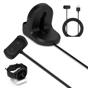 Amazfit GTS 4 Mini/ GTR mini / 2e/ Bip 3/ 5 충전 케이블 코드 스탠드용 홀더가 있는