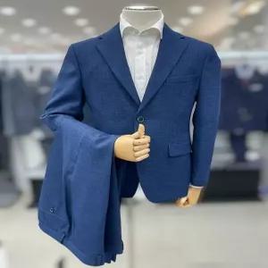 [트루젠]SETUP 정장세트 추천 / 남자 여름 쿨 폴리 메쉬 블루 캐주얼 정장 세미 정장