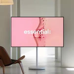 나무궁 TV스탠드 이동식 무타공 티비거치대 모니터상하좌우 50인치 삼성 LG TCL 중소기업 55인치 65인치 75인치 85인치 200 300 400베사 호환 화이트 숏바디