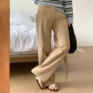 [코코블랑] 리오셀 스판 와이드 팬츠(숏,롱)