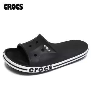 크록스 바야밴드 남자 여성 슬라이드 슬리퍼 205392-066