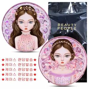 뷰티피플 철벽녀 시즌17 에이징 리커버리 커버 쿠션 파운데이션 본품+리필 21호(케이스 랜덤발송)/쿠션팩트 dv