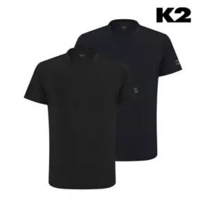[갤러리아] K2 남녀공용 BOOST 1+1  아이스 반팔 브이넥 티셔츠 KMM26282