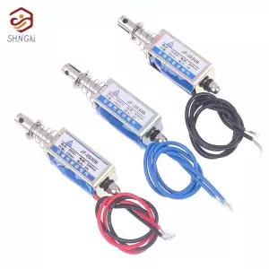 호환  JF-0530B 푸시 앤 풀 타입 전자석 유지력 5N 10mm 선형 솔레노이드 DC 6V 12V 24V 1PC