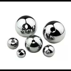 피어싱 스테인리스 스틸 볼 구멍 뚫지 않은 스틸 비드 DIY 쥬얼리 비즈 라운드 볼 액세서리 OD 2mm-60mm 1-