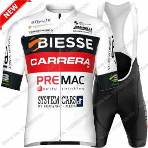 2025 팀 BIESSE 사이클링 저지 세트 여름 의류 남성 짧은 소매 도로 자전거 셔츠 정장 턱받이 반바지