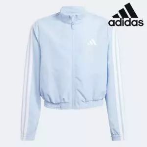 [아디다스][세일] 아디다스 주니어 자켓 g16- JE3881  JG 3S WV T JKT 주니어 여아 에센셜 클라이마쿨 재킷