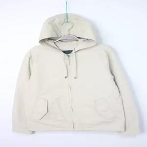 BEAN POLE 빈폴 후드점퍼/연베이지/로고 자켓 구제 중고 봄 코디 추천 캐주얼 기본 남성용 M 95