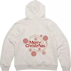 [골드스마일]후드집업 뒷면 프린트티셔츠 빨강 RED 크리스마스