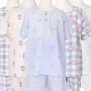 시어서커 아동잠옷세트 냉감 남아상하세트여름 파자마 키즈 주니어 