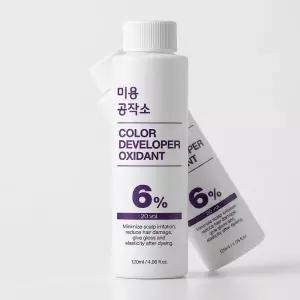 미용공작소 컬러 디벨로퍼 산화제 6% 120ml