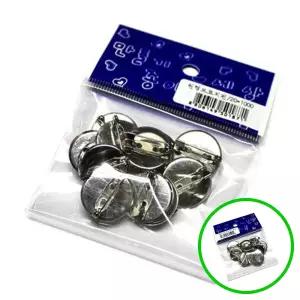 위월천 브로치 핀 만들기 코사지 카네이션 뱃지 원형 부자재 공예 원형핀버튼 돌봄교실만들기