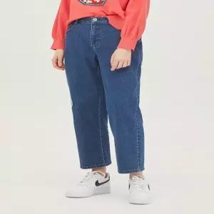 베네통비밀상점 뒷밴딩 프린트 일자 데님 팬츠 BADPA741122279892152395196