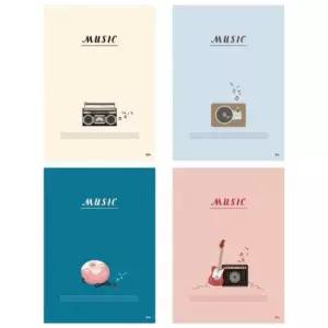 [문구/오피스] 1박스 1000 음악노트 12248 200개입 SP ibis