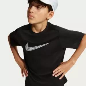 나이키 키즈반팔티 OQC IF2430-010 멀티 빅 키즈 남자아이들) 드라이-핏 반팔 트레이닝 탑