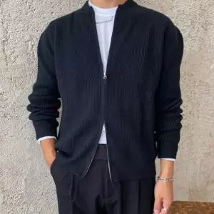 남자후드가디건 투웨이 지퍼 니트 집업 가디건 사계절 편한 스타일링