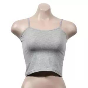 물물 편안한 여성 크롭 끈런닝 여자 끈나시 러닝 여름