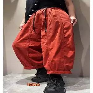 팬츠 청 여친 면 봄 캐주얼 블록 워싱 트렌드 솔리드 빅사이즈 MF1