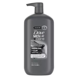 DOVE 남성 케어 바디 앤 페이스 스크럽 클레이 워시 24시간 수분 기술 30