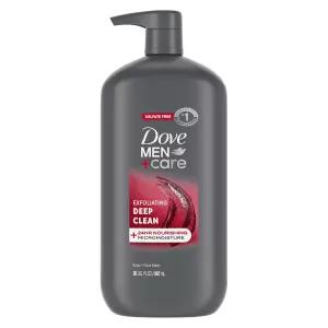 남성용 DOVE MEN 케어 바디 앤 페이스 워시 각질 제거 딥 클린 24시간 수분 기술 30