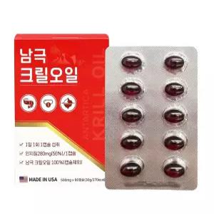 남극 크릴오일, 60정, 1개