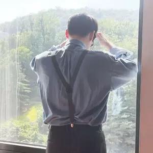 유니크패션멜빵 컬러 멜빵 성인용 회색 obx5+6oQu