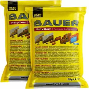 바우어 인스턴트 폴리머 시멘트 모르타르 및 대체품 - 콘크리트 균열 수리 석조 타일 벽돌 다용도로 사용