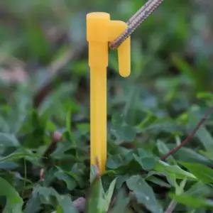 플라스틱 텐트 팩 타프 고정핀 캠핑 야외 말뚝 데크용 경량 휴대용 고정 부자재