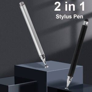 유니버설 태블릿 펜 스크린 터치 2 in 1 스타일러스 for IPhone IPad 용량 성 연필 Samsung Android Phone