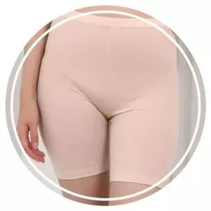 [라일리여성언더웨어] Rly 경량 무지 5부 원피스 속바지