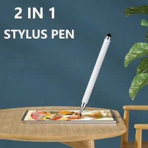 유니버설 터치 스크린 펜 2 in 1 스타일러스 for IPad 태블릿 용량 성 연필 Iphone Xiaomi Samsung Android Phone