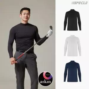 자외선차단 남성 접촉냉감 베이스레이어모크넥 골프이너웨어