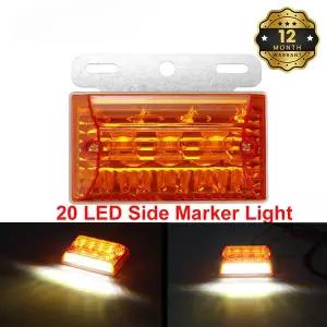 화물차차폭등 사이드등 외부 경고 후미등 표시기 클리어런스 램프 방수 트럭 보트 트레일러 버스 캐러밴 캠