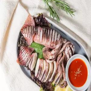 급냉 통손질 오징어 2미 400g3 내장x 볶음용